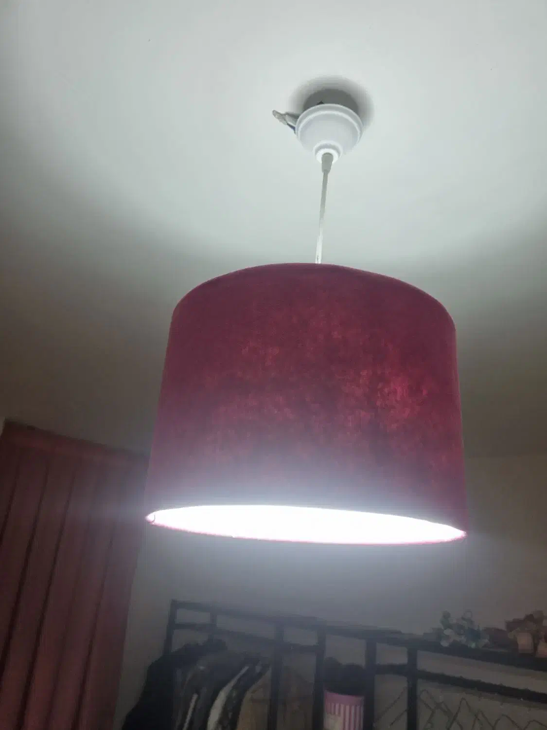 لوستر مخملی اتاق خواب|لوستر و چراغ آویز|تهران, تهرانسر شرقی|دیوار