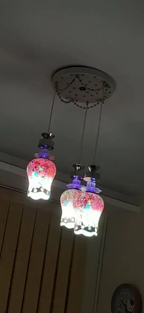 سه عدد لوستر نو|لوستر و چراغ آویز|کرج, باغستان|دیوار