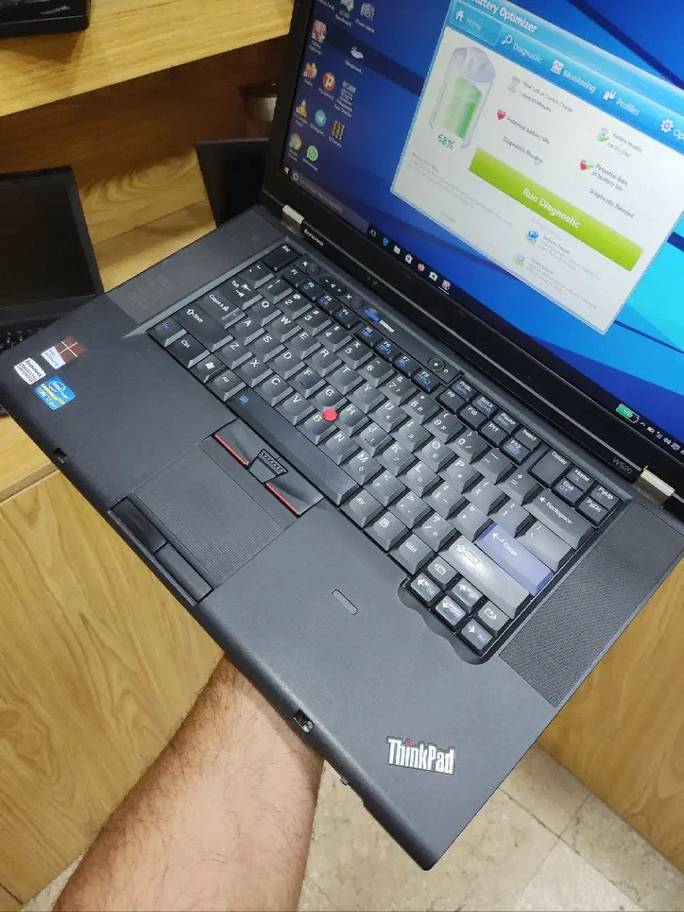 گرافیکدارLenovo W520 i7QM رم۸/هارد256ssd/طراحی|رایانه همراه|ری, علایین|دیوار