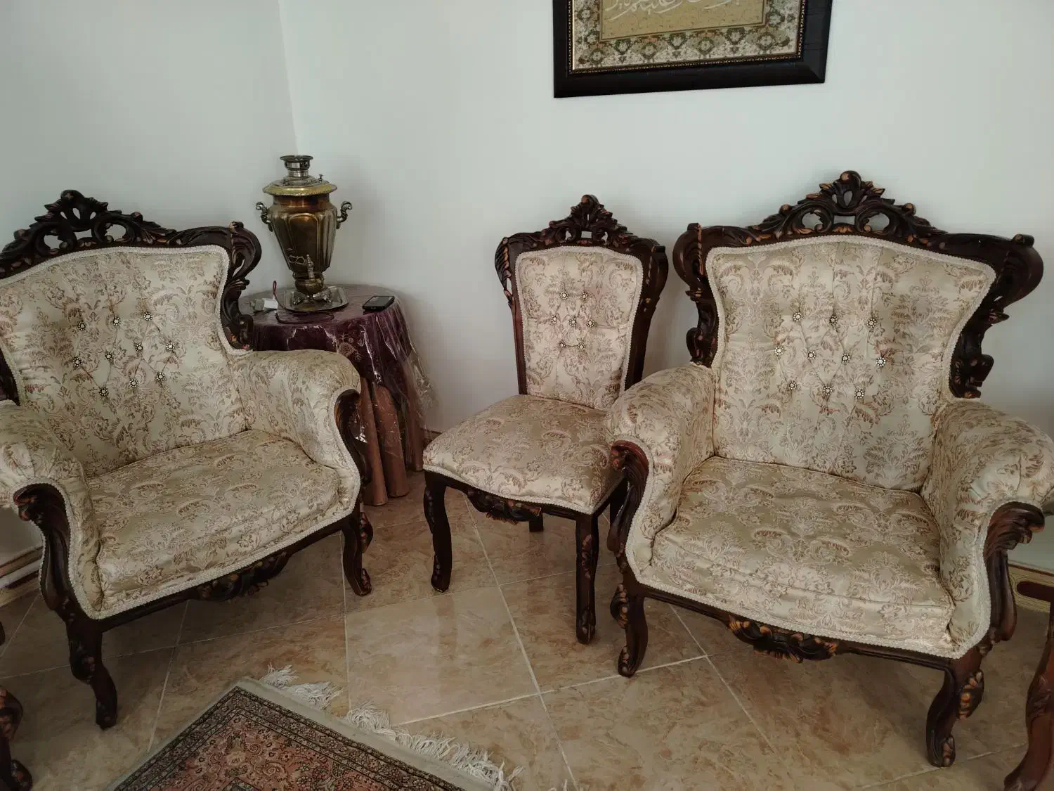 مبل ۹ نفر|مبلمان خانگی و میز عسلی|رودهن, |دیوار