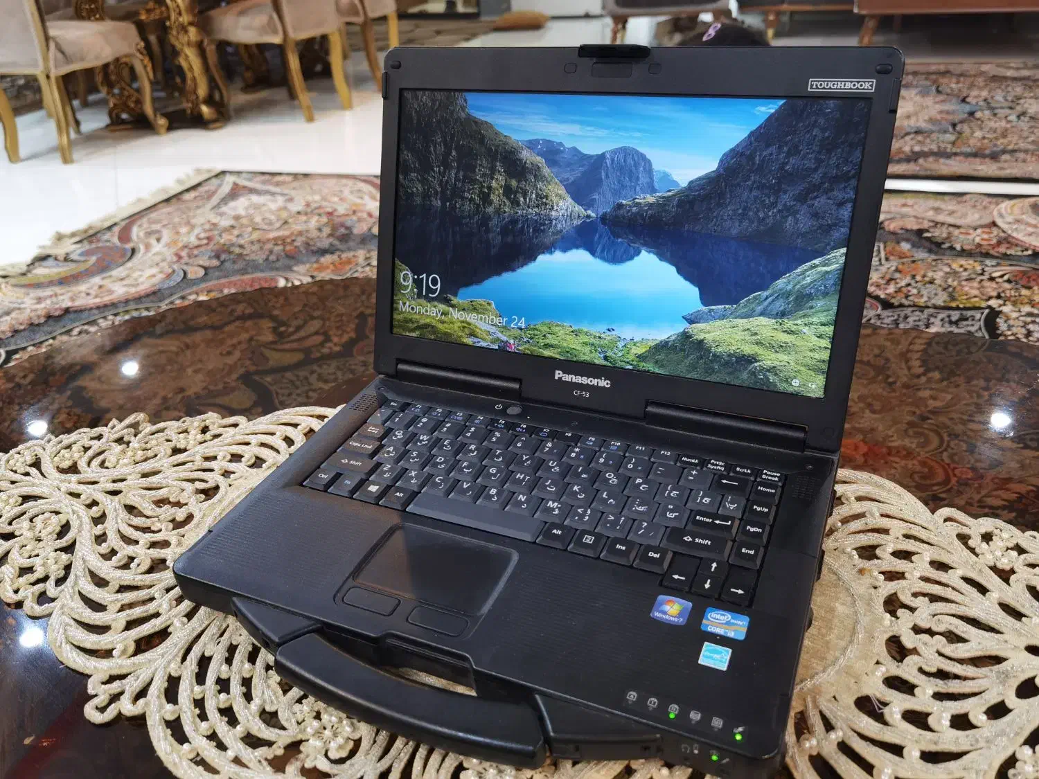 لپ تاپ پاناسونیک نظامی c53|رایانه همراه|اندیشه, اندیشه فاز ۳|دیوار