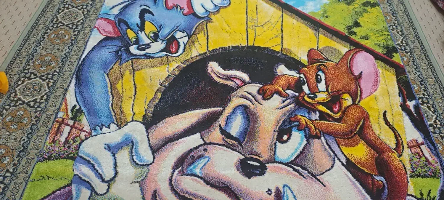 قالیچه کودک|فرش|دزفول, |دیوار