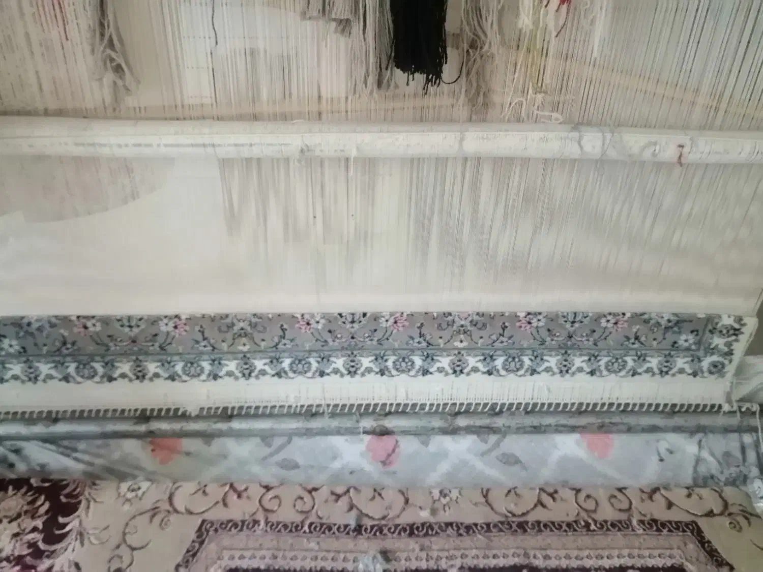 قالی 42 خونه|فرش|آران و بیدگل, |دیوار