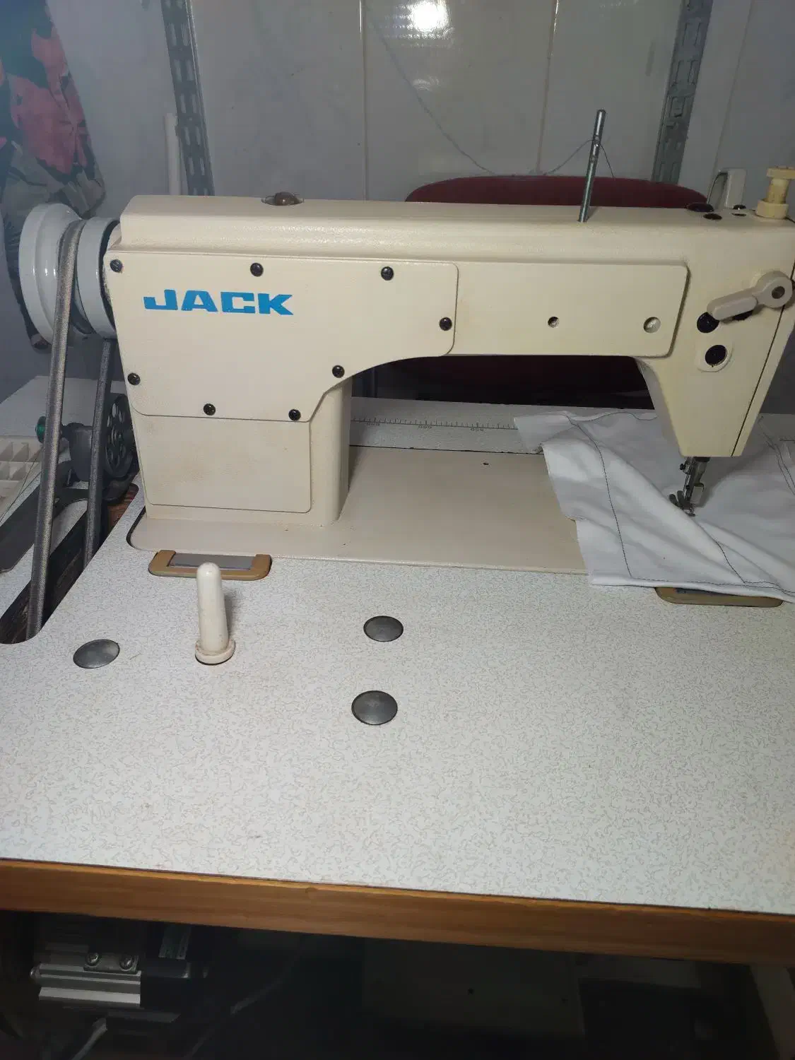 چرخ خیاطی صنعتی jack 5550 دینام مگنتی|چرخ خیاطی و ریسندگی|رباطکریم, رباطکریم|دیوار