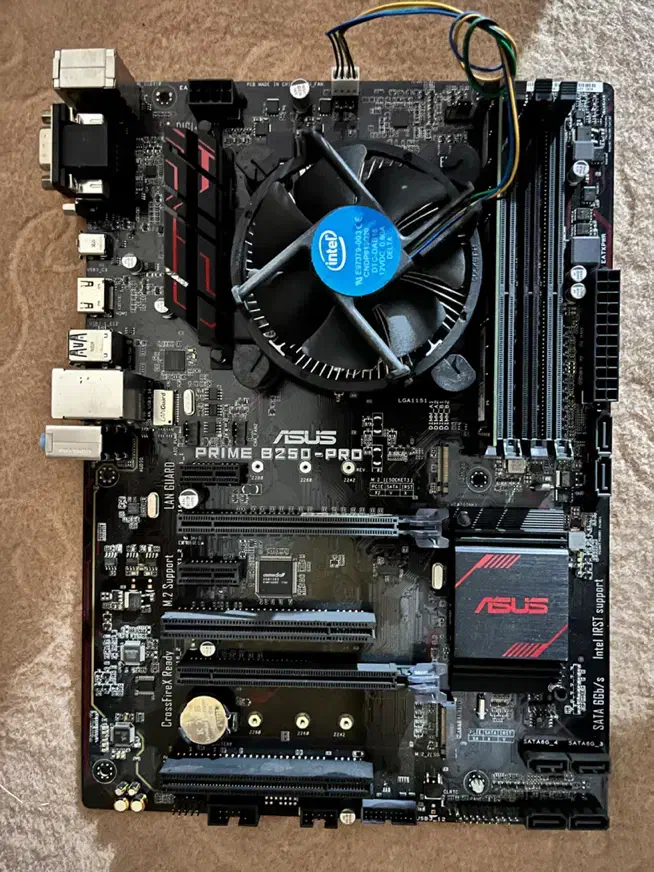 مادربورد ایسوس asus b250 pro i3 7100|قطعات و لوازم جانبی رایانه|تهران, شهرک چیتگر|دیوار