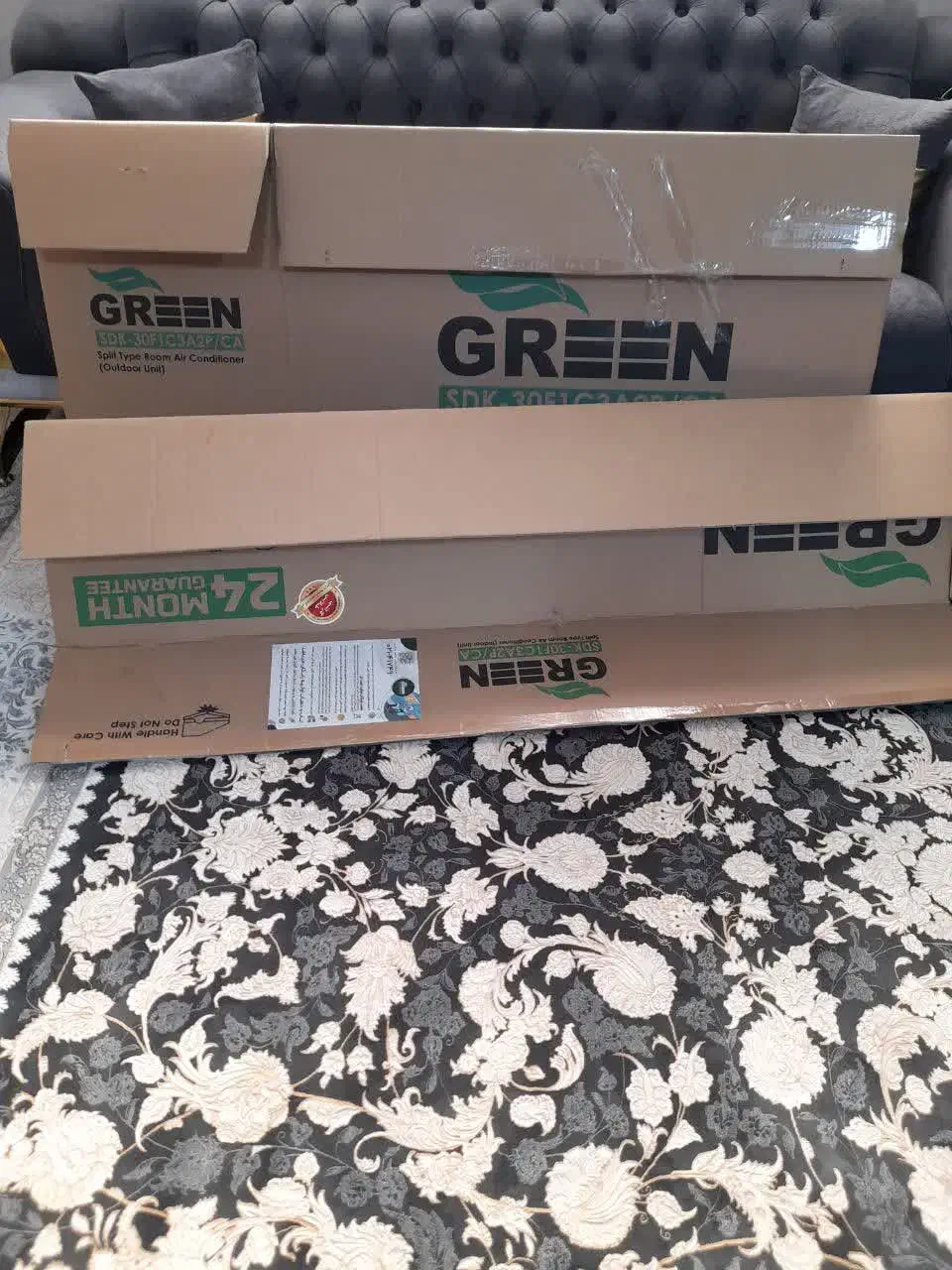 کارتن کولر گازی گرین|کولر گازی و فن‌کوئل|قم, شهرک امام حسن|دیوار