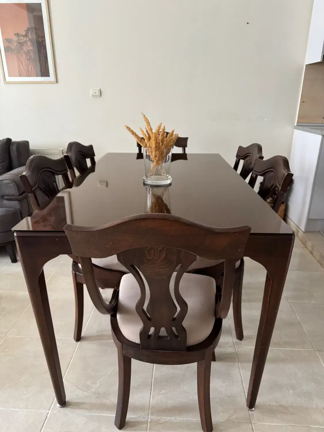 میز غذا خوری ۶ نفره|میز و صندلی غذاخوری|مهاباد (آذربایجان غربی), |دیوار