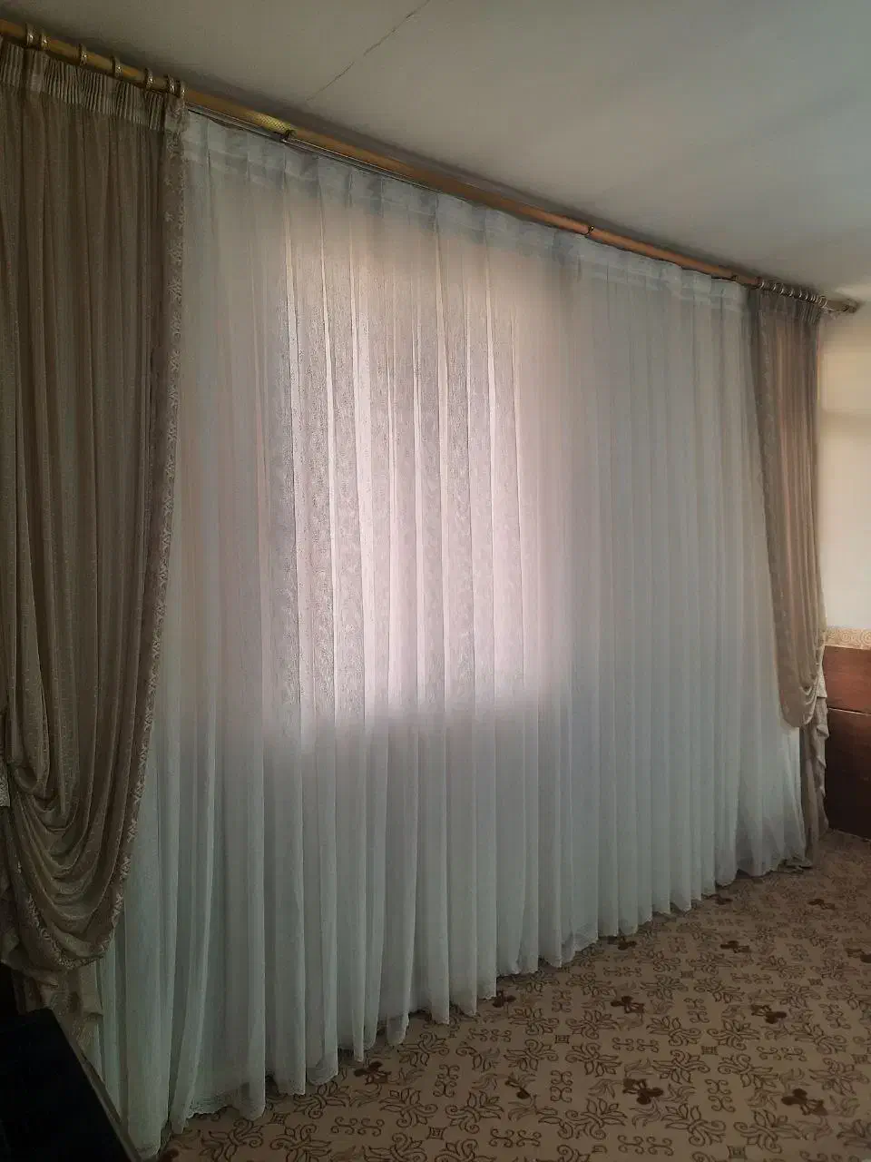 پرده هال واتاق خواب|پرده، رانر، رومیزی|ابهر, |دیوار