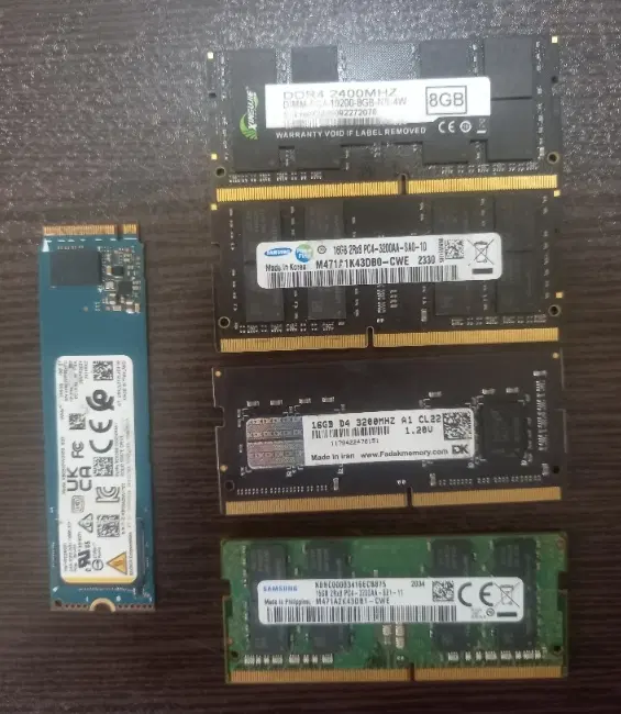 Ram laptop 16 ddr4 3200 و هارد|قطعات و لوازم جانبی رایانه|تهران, خواجه نصیر طوسی|دیوار
