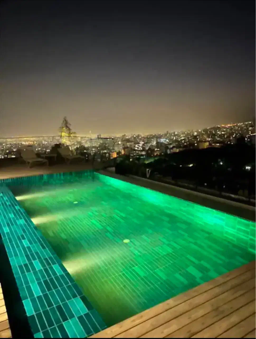 ۲۵۰متر سوپرمدرن Full استخر ۴فصل در روف مجهز به بار|اجارهٔ آپارتمان|تهران, فرمانیه|دیوار