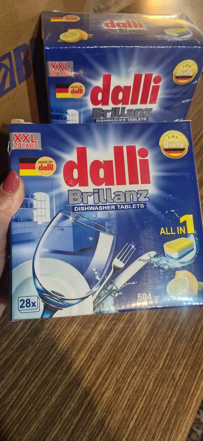 قرص ماشین ظرفشویی دالی آلمان|مواد شوینده و دستمال کاغذی|شیراز, زرهی|دیوار