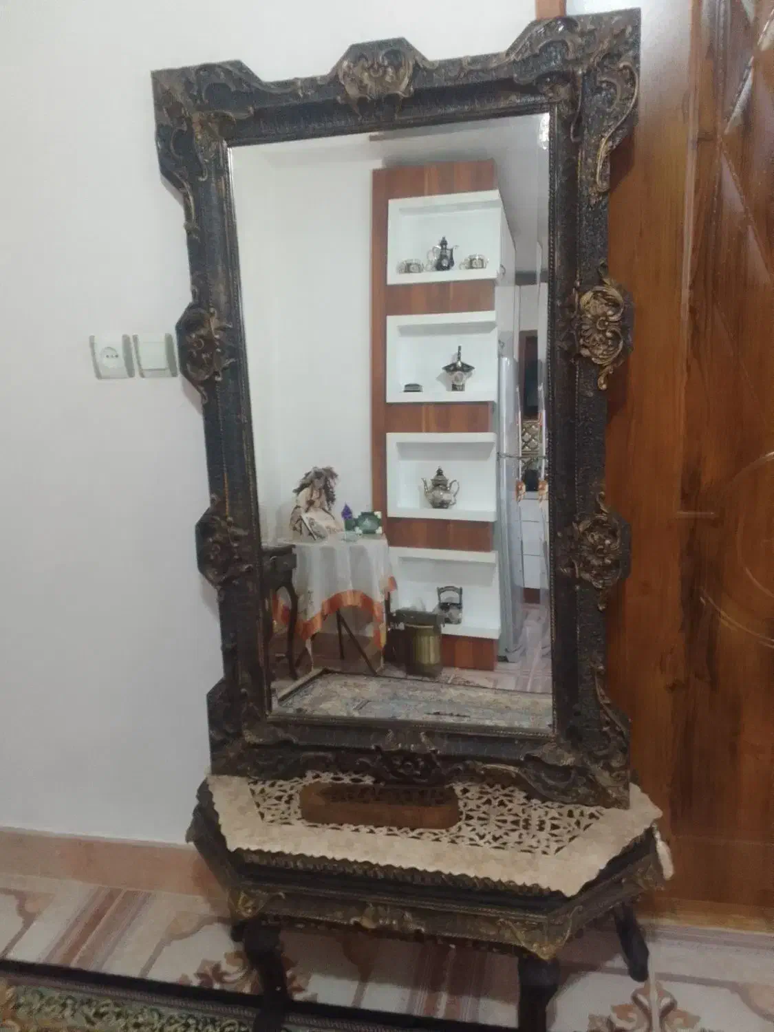 آیینه قدی|آینه|فومن, |دیوار