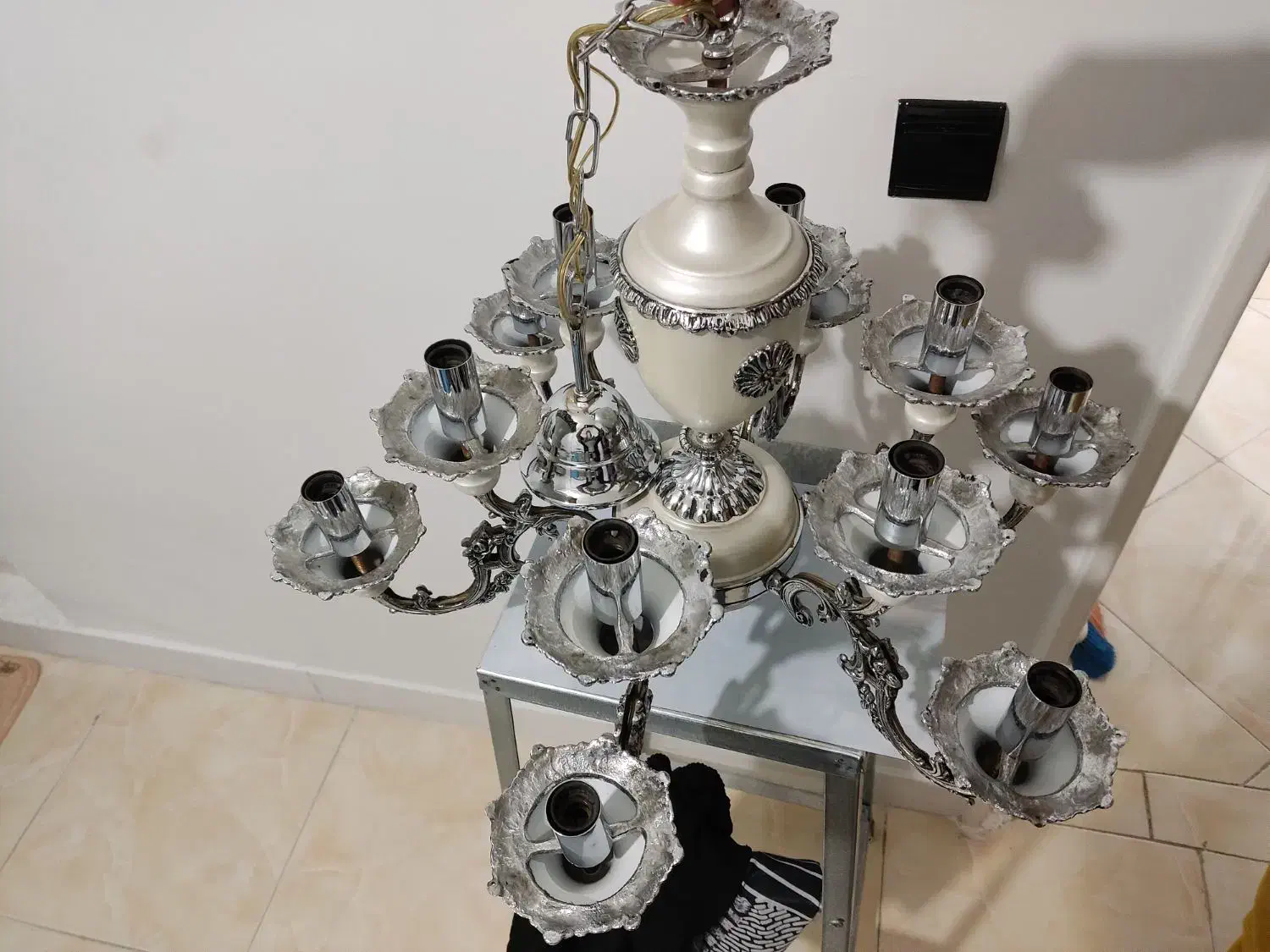 لوستر برنز|لوستر و چراغ آویز|وحیدیه, |دیوار