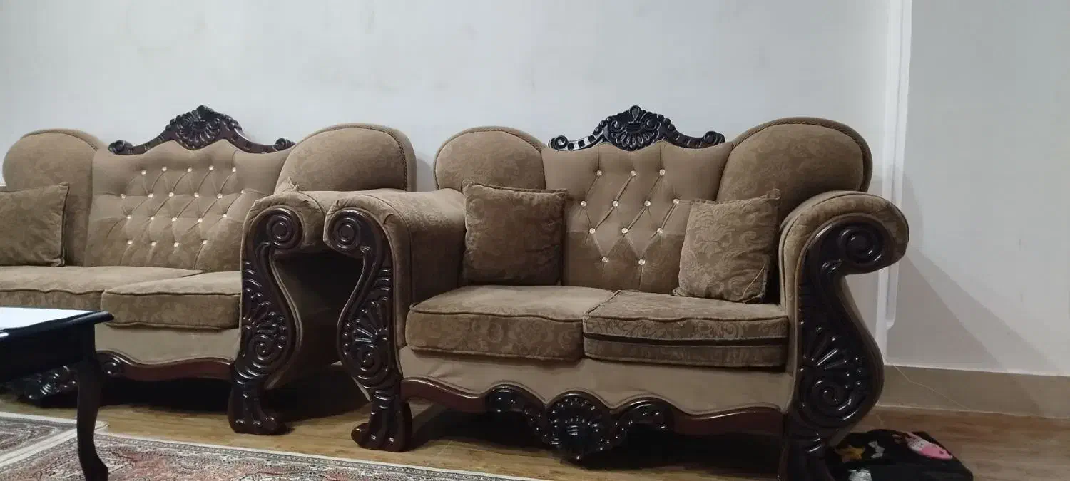 مبل هفت نفره|مبلمان خانگی و میز عسلی|بوئین زهرا, |دیوار