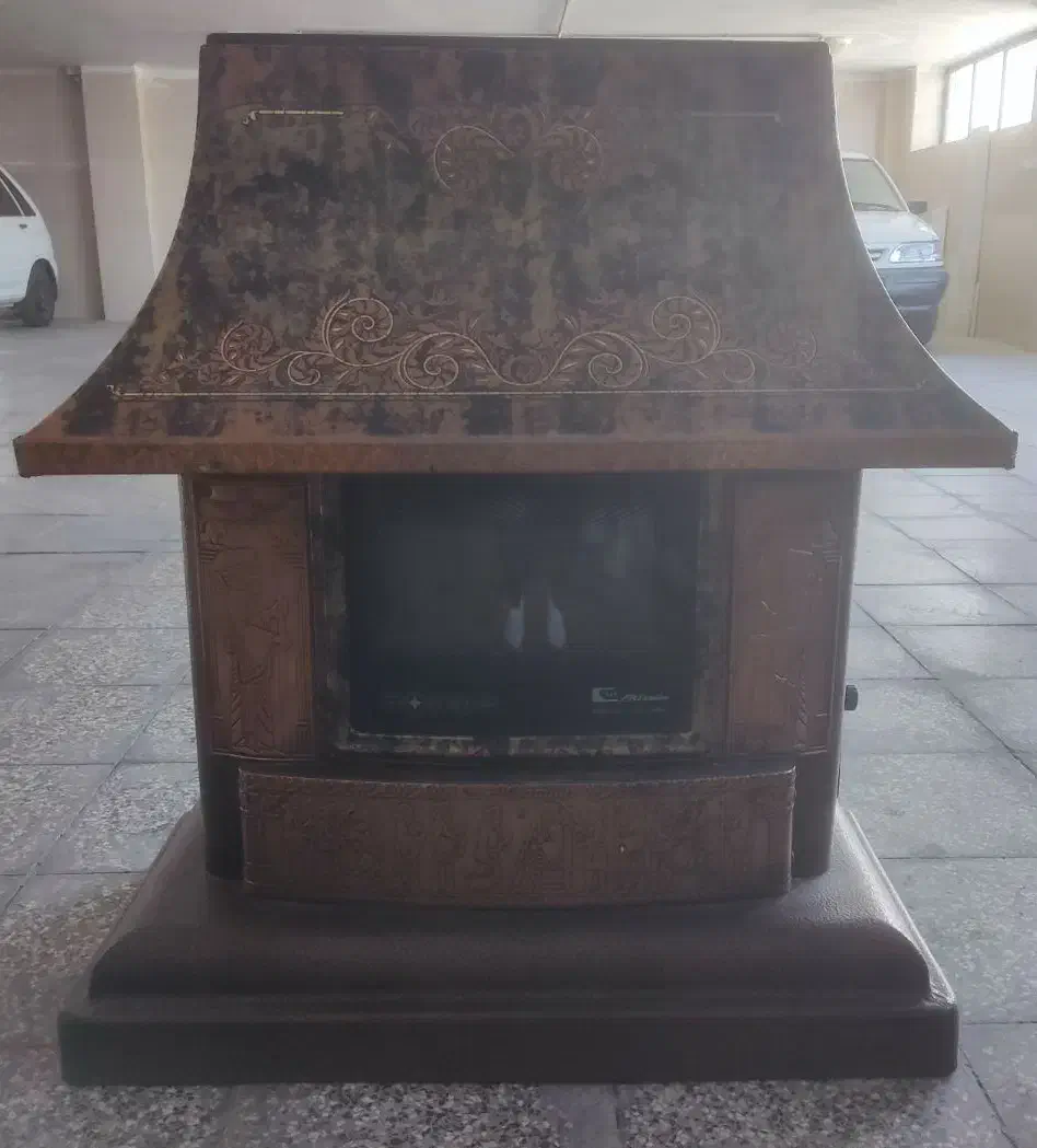 بخاری طرح شومینه مشهد دوام|بخاری، هیتر، شومینه|فولادشهر, C3|دیوار