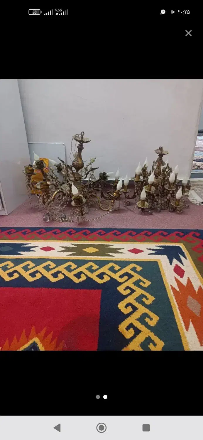 لوستر|لوستر و چراغ آویز|ورامین, ورامین|دیوار