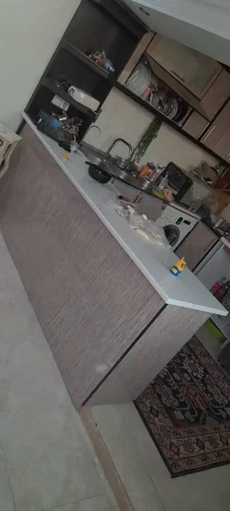 فروش ۹متر کابینت با سینک ظرف‌شویی|آب‌چکان و نظم‌دهنده ظروف|قدس, شهر‌قدس|دیوار