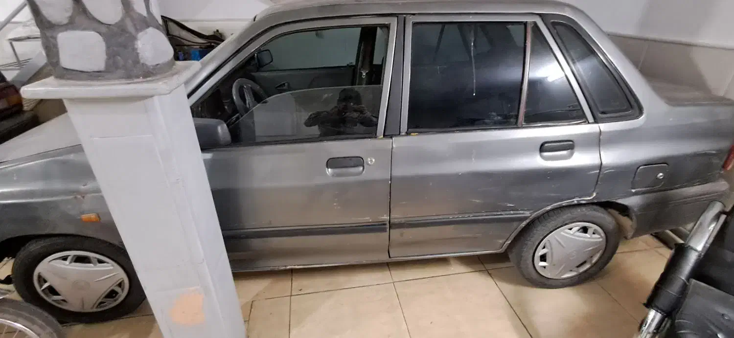 پراید ۸۴ دورنگ سقف و ستون بی رنگ ی شاسی رنگ|خودرو سواری و وانت|ساوه, |دیوار