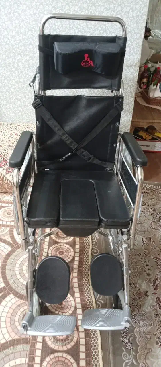 ویلچر چهار کاره حمام توالت بیرون رونده برانکارد شو|آرایشی، بهداشتی، درمانی|اهواز, کوی جانبازان(دانش)|دیوار