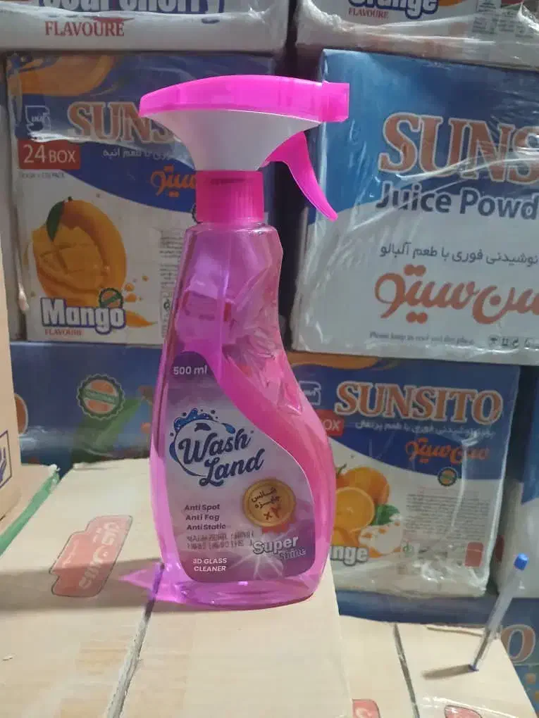 واش لند شیشه پاک کن مایع ظرفشویی مایع لباس|مواد شوینده و دستمال کاغذی|تهران, گمرک|دیوار