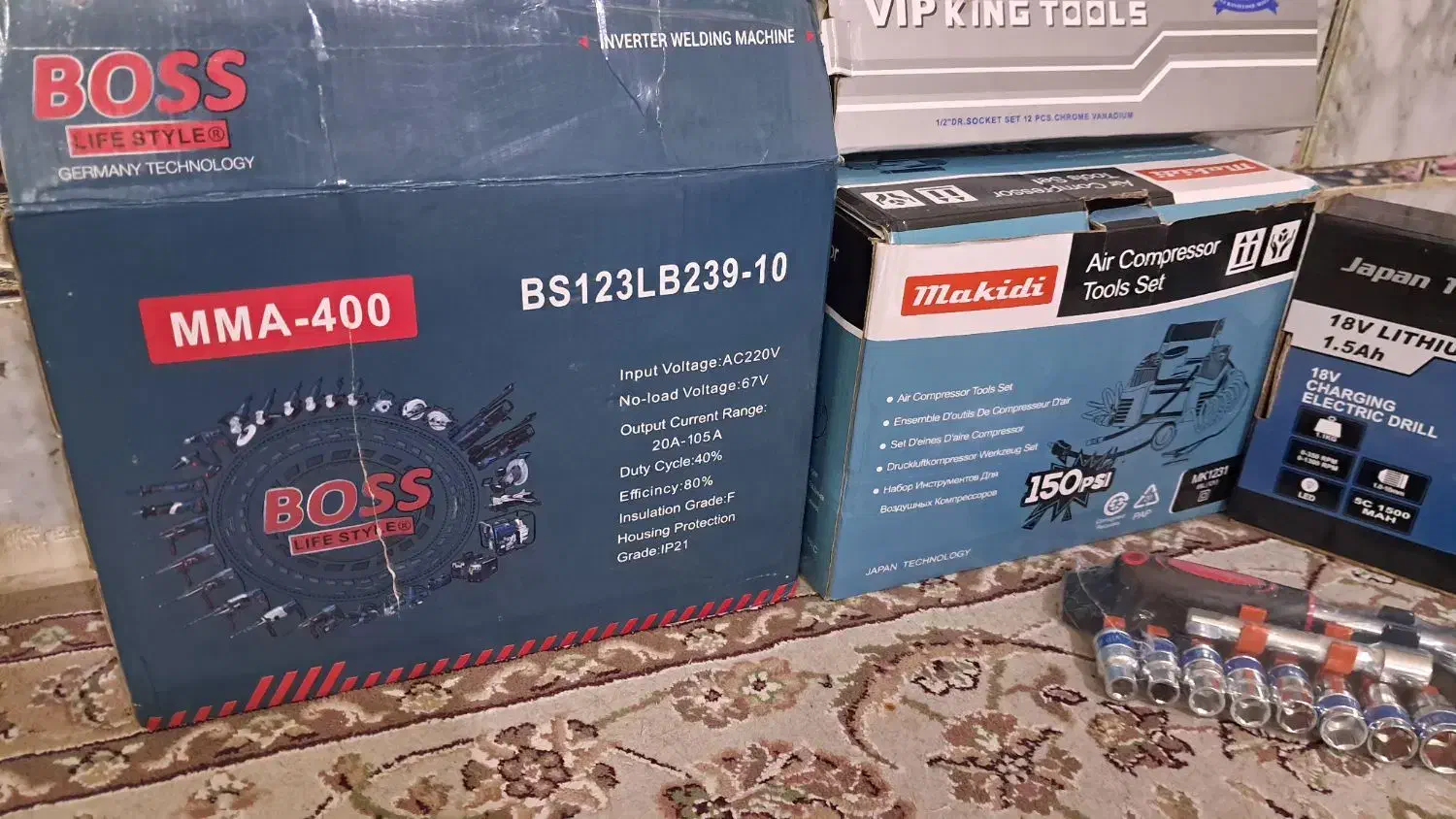 دستگاه جوش فرز پمپ باد دریل اچار بکس|ابزارآلات|مشهد, انقلاب|دیوار