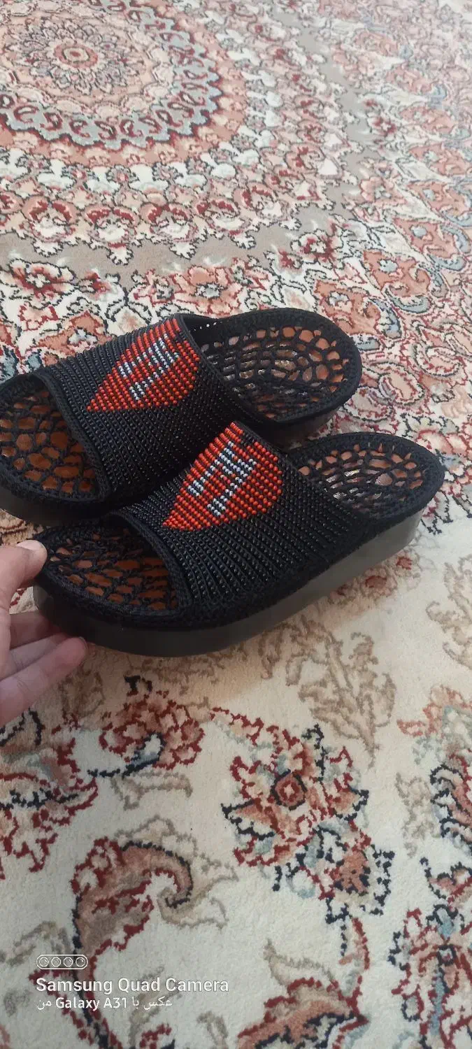 دمپایی دست باف|کیف، کفش، کمربند|یاسوج, |دیوار