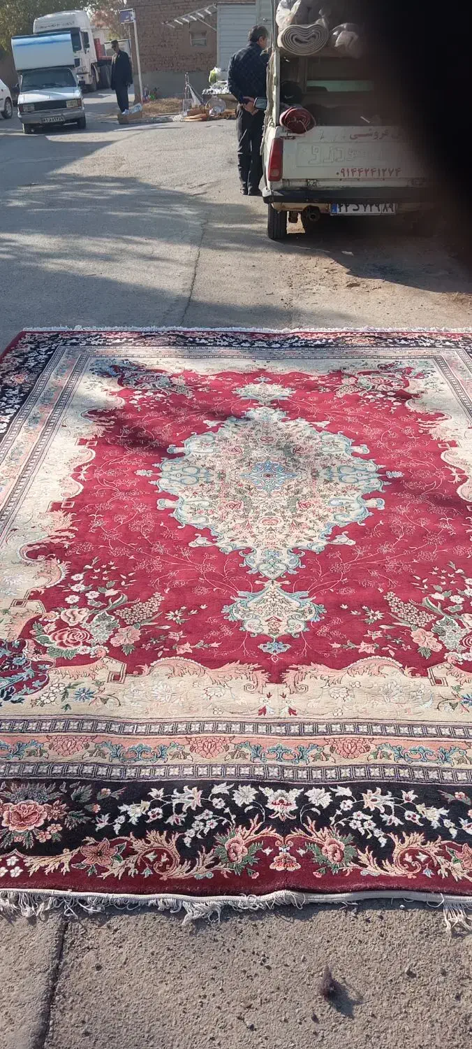 سه جفت فرش 12متری درحدنو|فرش|آبیک, |دیوار