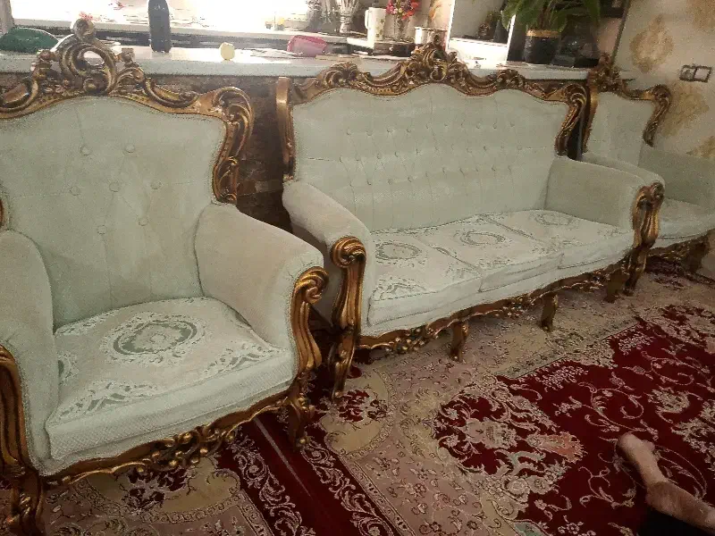 مبلمان هفت نفر سالم ۸پنصد|مبلمان خانگی و میز عسلی|شاهرود, |دیوار