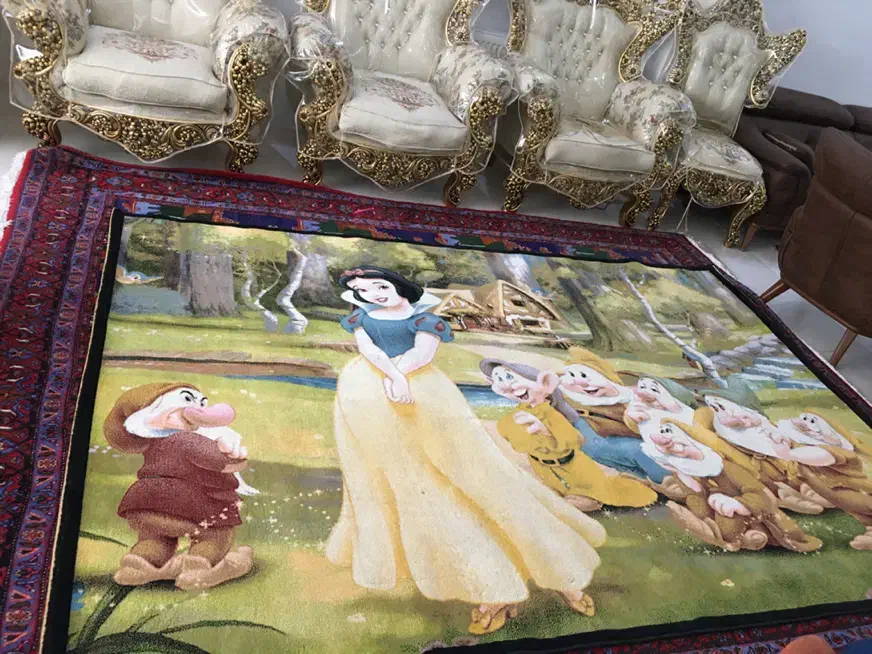 فرش شش متری اتاق کودک|فرش|سنندج, |دیوار