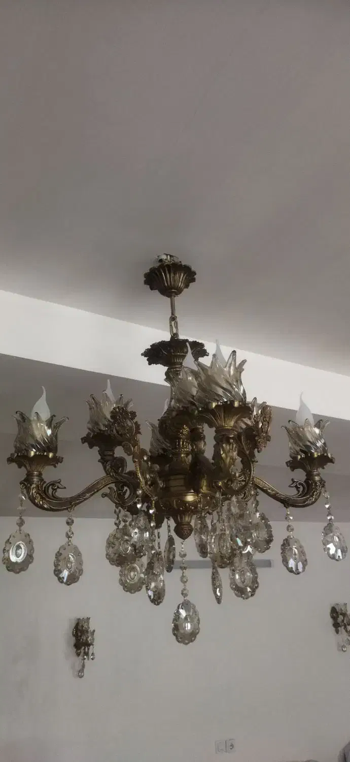 لوستر در حد نو|لوستر و چراغ آویز|الوند, |دیوار