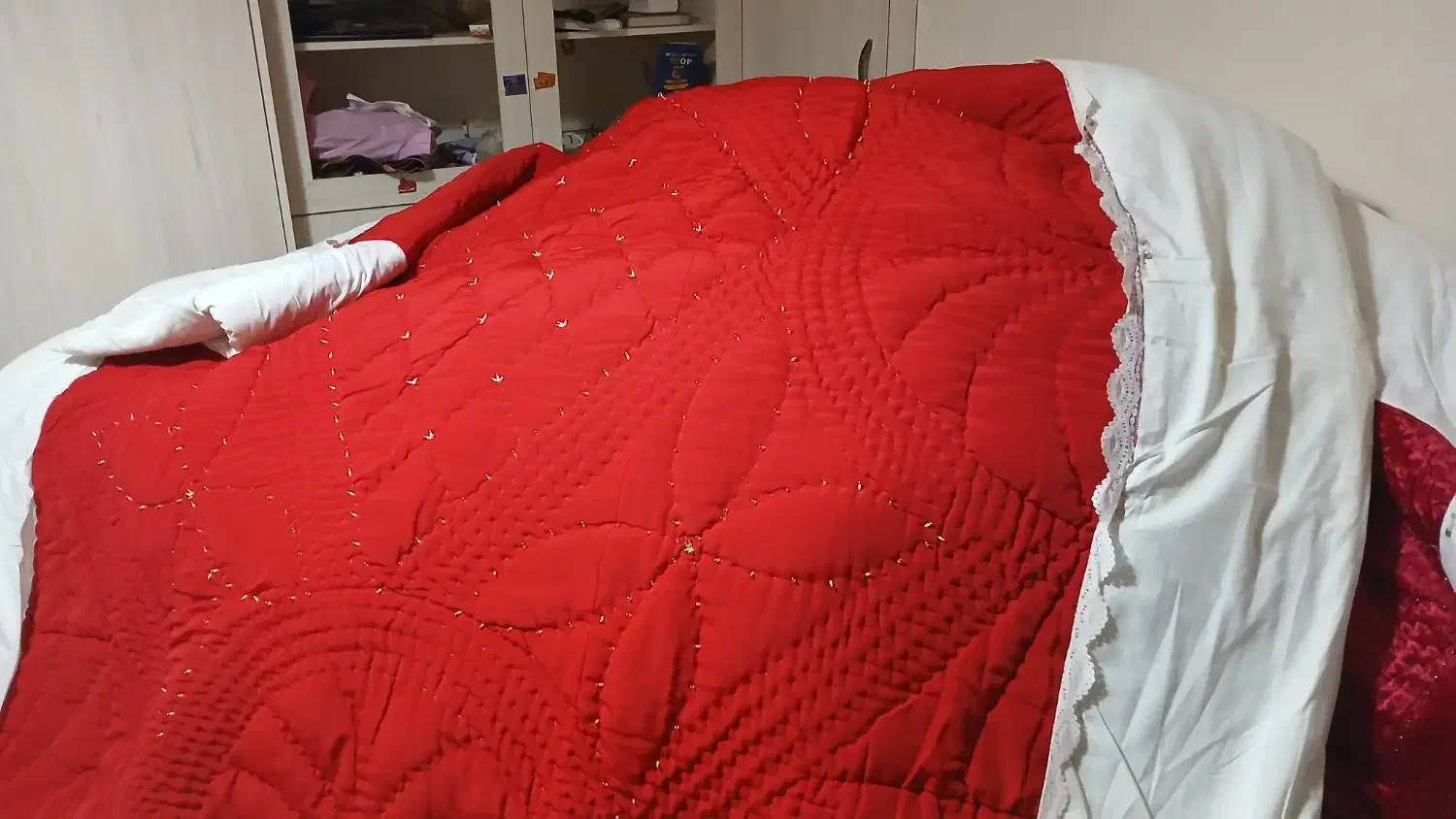 لحاف قدیمی وسالم|رختخواب، بالش، پتو|شاندیز, |دیوار