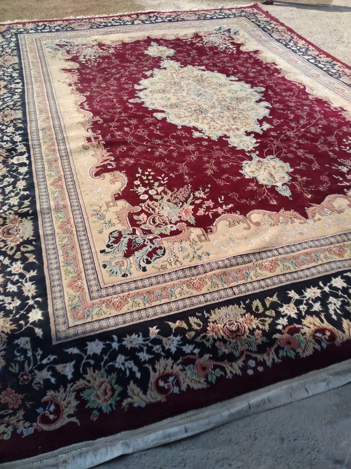 فرش ۱۲ متری دو قلو|فرش|بهبهان, |دیوار