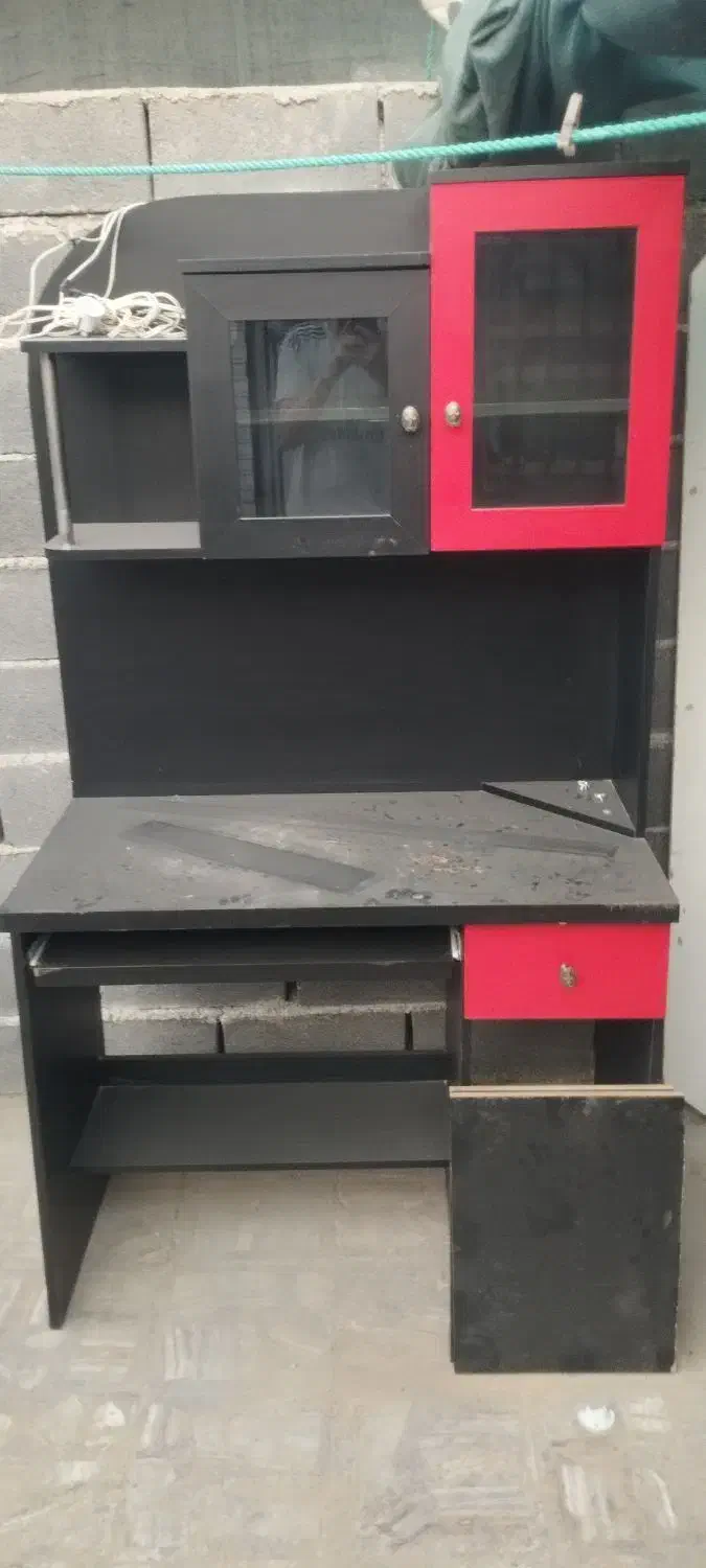 میز کامپیوتر چوبی|میز تحریر و کامپیوتر|بندر ماهشهر, |دیوار