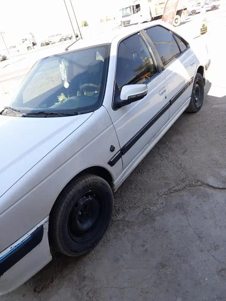 پژو پارس سفید زیرخاکی|خودرو سواری و وانت|زرند, |دیوار