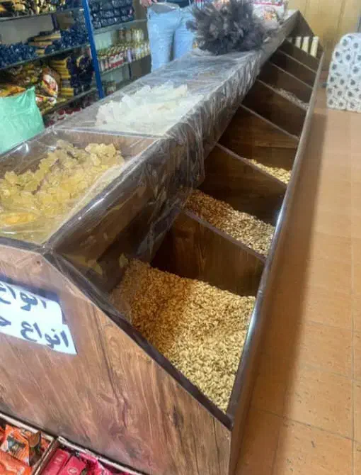 ویترین حبوبات و خشکبار مواد غذایی|بوفه، ویترین، کنسول|داراب, |دیوار