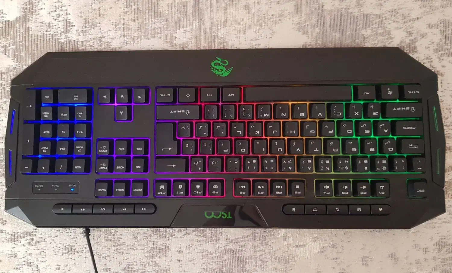 کیبورد برند تسکو TK8124|قطعات و لوازم جانبی رایانه|رباطکریم, رباطکریم|دیوار