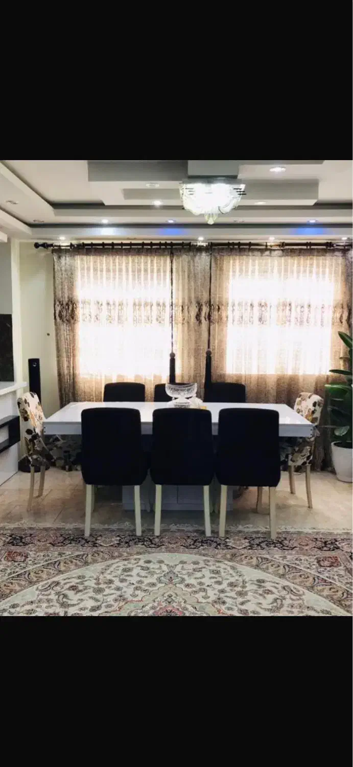 میز ناهار خوری ۸ نفره|میز و صندلی غذاخوری|آستانه اشرفیه, |دیوار