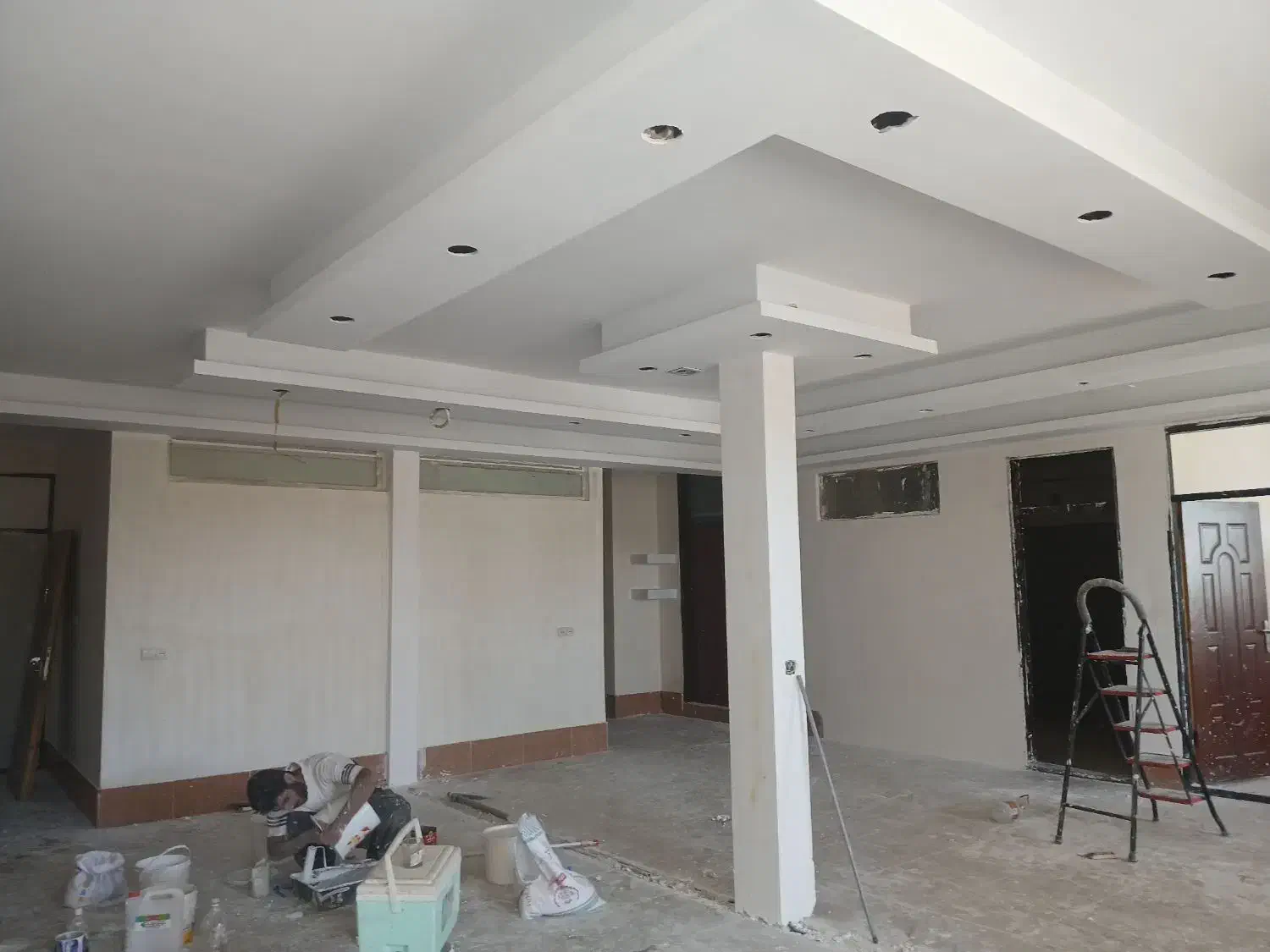 نقاشی ساختمانی مهدوی|خدمات پیشه و مهارت|نورآباد, |دیوار