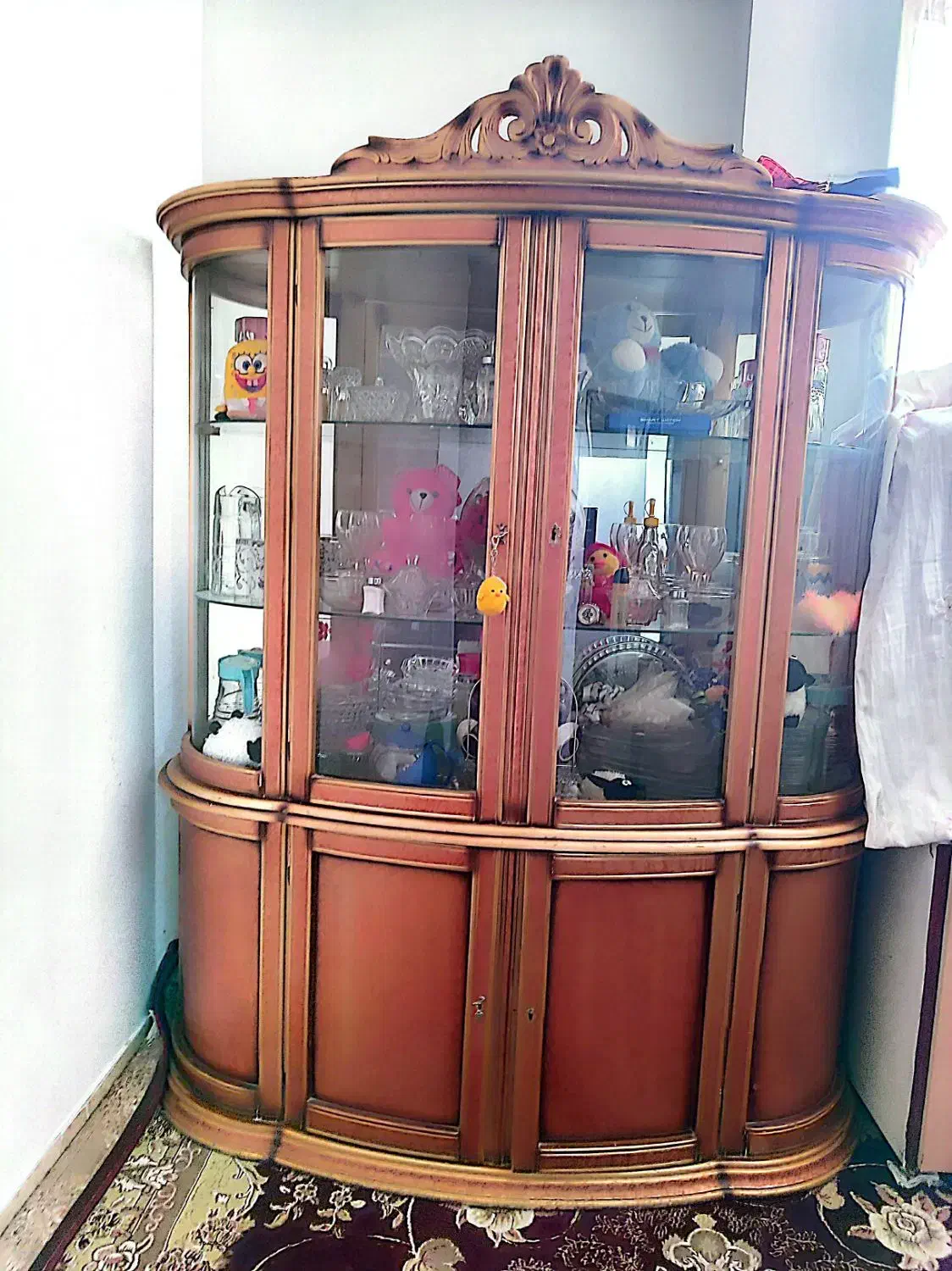 ویترین چوبی|بوفه، ویترین، کنسول|فولادشهر, C5|دیوار