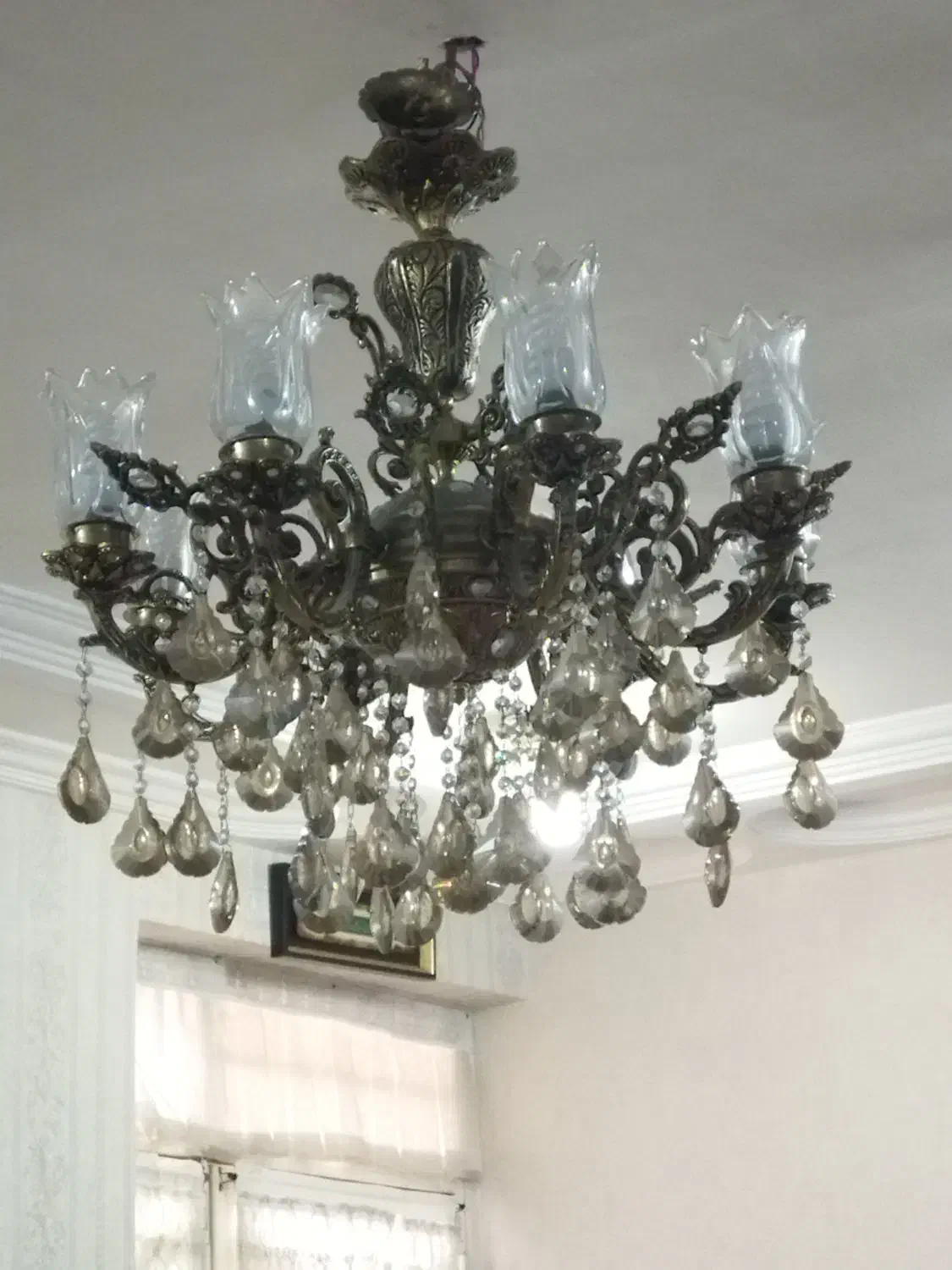 لوستر8شاخه|لوستر و چراغ آویز|بهبهان, |دیوار