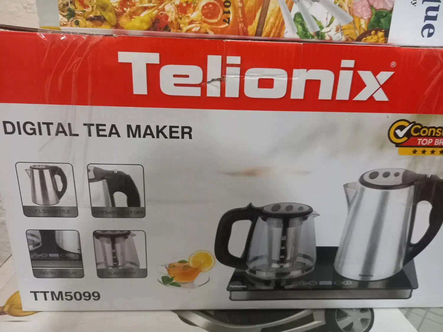 چای ساز نو با کارتن صفحه لمسی مناسب جهیزیه|سماور، چای‌ساز، قهوه‌ساز|شاهین‌شهر, حافظ جنوبی|دیوار