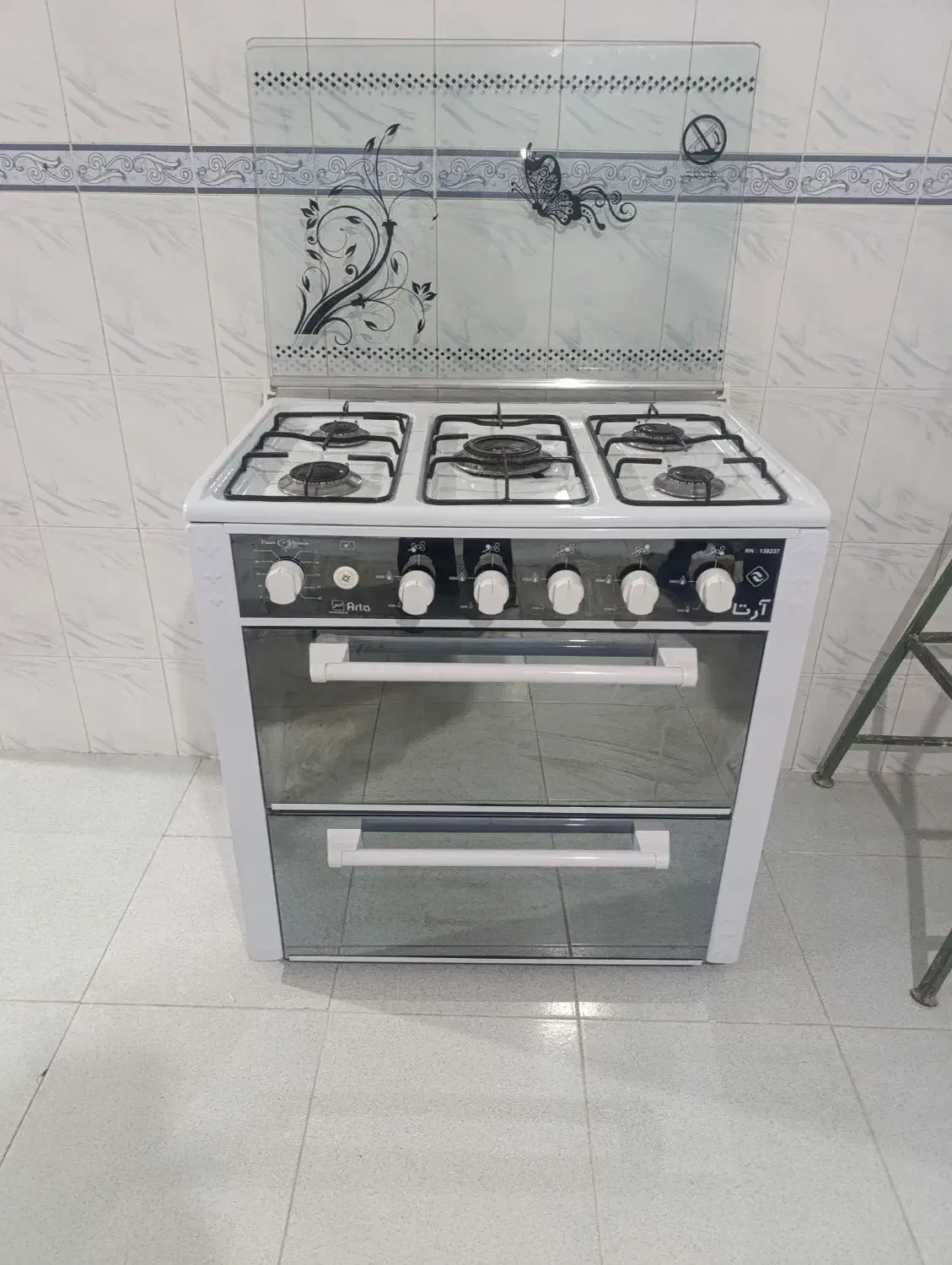 اجاق گاز 5شعله|اجاق گاز و لوازم برقی پخت‌وپز|شیروان (لرستان), |دیوار