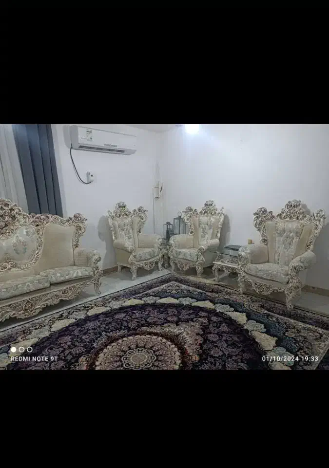 مبل سلطنتی هفت نفره|مبلمان خانگی و میز عسلی|بندر ماهشهر, |دیوار