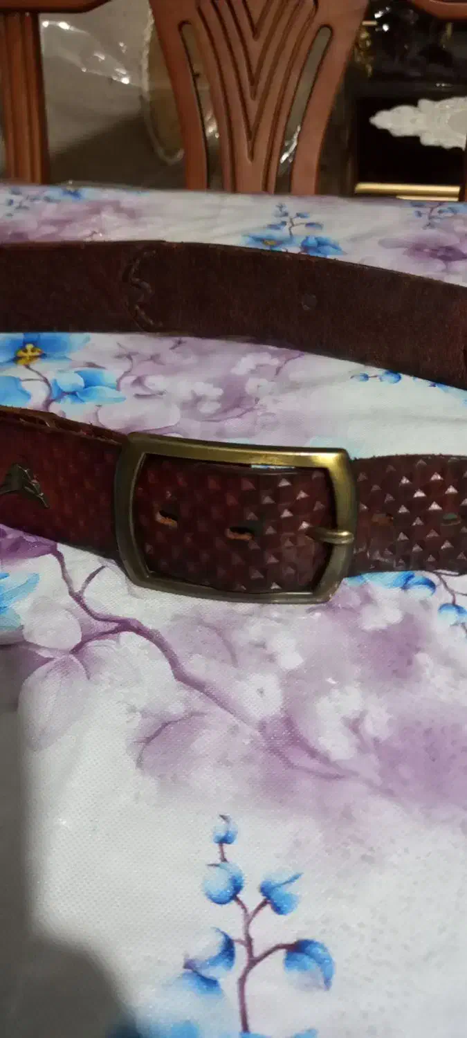 کمربند چرم اصل طبیعی|کیف، کفش، کمربند|قزوین, |دیوار