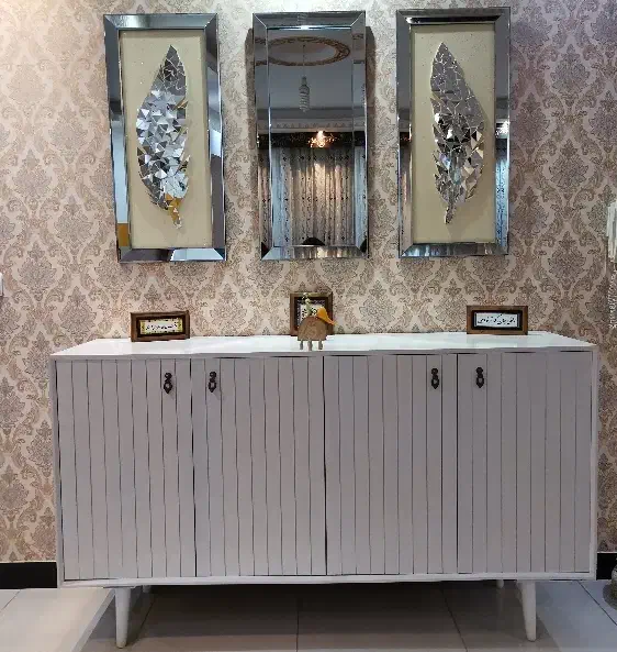 آیینه و کنسول سفید|مبلمان خانگی و میز عسلی|سنندج, |دیوار