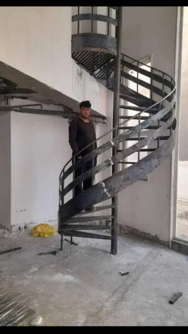 تولید پله اهنی پله گرد پله پیچ صاف|مصالح و تجهیزات ساختمان|تهران, شهرک ابوذر|دیوار