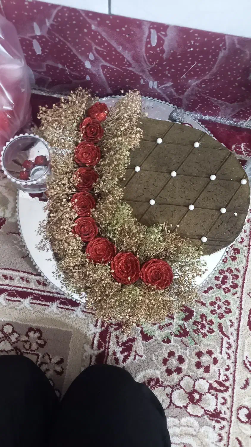 دسته گل و استند حنا|صنایع دستی و سایر لوازم تزئینی|تیران, |دیوار