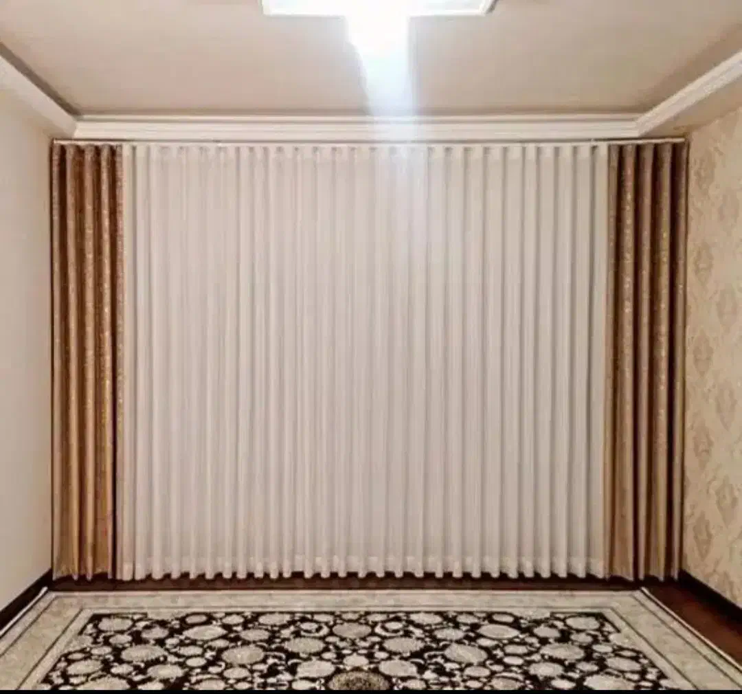 پرده مینیمال الهیه خیابان بهداری(*پرده مجلل)|پرده، رانر، رومیزی|کرمانشاه, |دیوار