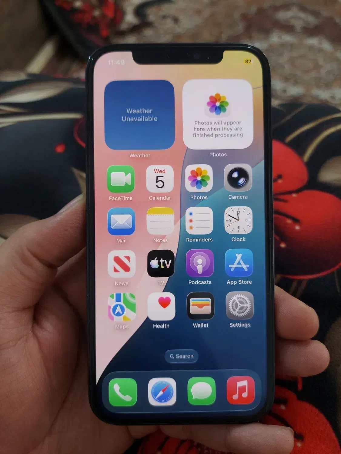 آیفون 12 پرو 256 دوسیم ZAA|موبایل|لاهیجان, شیشه گران|دیوار