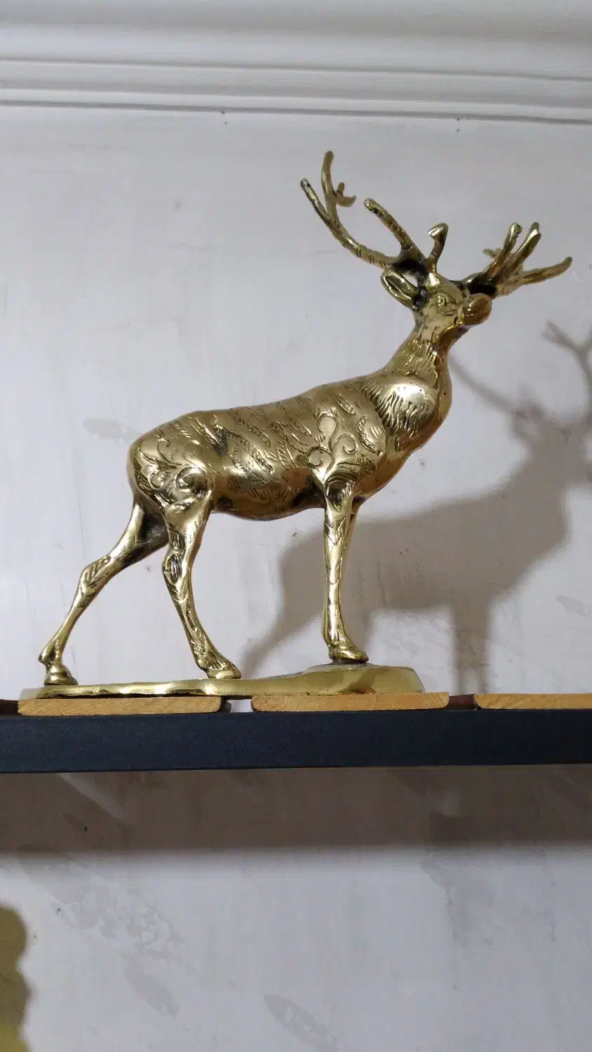 مجسمه گوزن برنز طاووس برنز و میوه خوری برنز|مجسمه، تندیس، ماکت|ری, دیلمان|دیوار